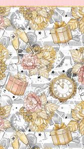 New Year Digital Paper Pack Peony Flowers Seamless Patterns Etsy In 2020 Digital Paper New Year Wallpaper Printing On Fabric
