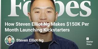 How Steven Elliot Ng Makes $150K Per Month Launching Kickstarters -