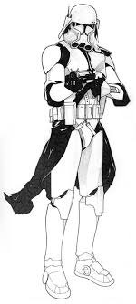 Let's get ready to travel to the world of space and aliens with this collection of star wars coloring sheets to print. Clone Flame Trooper Malvorlage Coloring And Malvorlagan