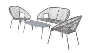 Garden Furniture Sets Under 500 Zoe Olivia In 2021 Grey Garden Furniture Bistro Set Garden Furniture Sets
