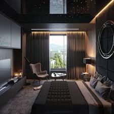 Don't be scared to improvise if you don't have an actual canopy bed. Dark Themed Bedroom Ideas Design Corral