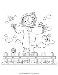 You could also print the image while using the print button above the image. Scarecrow Coloring Page Free Printable Pdf From Primarygames