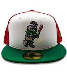 San Antonio Missions Ballapeno White Red Green 5950 Fitted Cap San Antonio Missions Red Green New Era