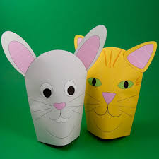 How To Make Simple Paper Hand Puppets Puppets Around The