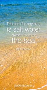 When you put salt on a food, it will draw water out of the food's cells. The Cure For Anything Is Salt Water Sweat Tears Or Quotes At Repinned Net