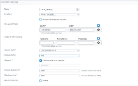 The dhcp server can be configured to assign additional parameters such as the ip address of the domain name system (dns) server and the default router. Configure Dhcp Servers