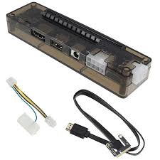 You will need to have an external monitor that can connect from your dedicated, external gpu's display connectivity options. Elektroinstallation V8 0 Independent Exp Gdc Beast Laptop External Video Card Dock To Pci E 16x Ah Business Industrie Proctea Es