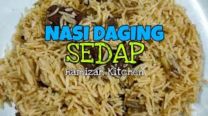 1 biji tomato dihiris 3 ulas bawang merah hiris 3 biji cilipadi hiris asam jawa 1 sb kerisek 3 batang cili merah* 4 biji cili padi* belacan bakar besar ibu jari. Resepi Nasi Daging Air Asam Kerisik Dan Sup Daging Sedap Dan Simple Hamizah Kitchen Youtube