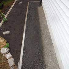 Concrete Mow Strip Curb Or Edging Vinyl Fence Landscaping Mowing Strip Outdoor Landscaping