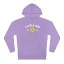 Alpha Sigma Alpha Lavender Flower Hoodie Trendy Sorority Hoodie ...