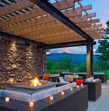 From st.hzcdn.com check spelling or type a new query. Is It Safe To Have A Fire Pit Under A Gazebo Or Pergola Outdoor Fire Pits Fireplaces Grills
