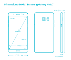 Samsung Galaxy Note7 (2016) Dimensions ...