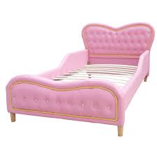 Brand new and high quality industrial design durable metal construction the headboard and footboard with beige soft sponge boards for comfortable weight capacity up to 400lbs 12 in from the floor to the base of bed. Pink Heart Kids Girls Boys Standard Single Pu Leather Diamond Upholstered Bed Buy Silver Pu Leather Bed Modern Kids Leather Bed White Diamond Beds Product On Alibaba Com