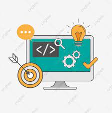 Programming And Web Technology Vector With Computer Illustration Classic Web Development Png And Vector With Transparent Background For Free Download In 2021 Vector Technology Web Technology Hexagon Pattern