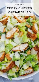 Crispy Chicken Caesar Salad Recipe Recipe Crispy Chicken Caesar Salad Recipe Chicken Caesar Salad Recipe Salad