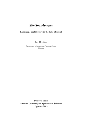 Pdf Site Soundscapes Landscape Architecture In The Light Of Sound What does an architect do on a typical day?