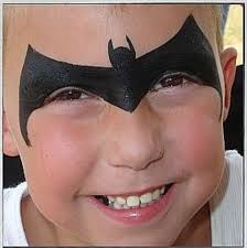 Easy Batman Face Paint Maquillage Visage Maquillage Kermesse Maquillage Carnaval