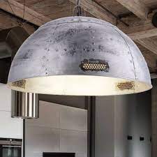 Industrial pendant lights industrial pendant pendant light ceiling lights pendant lights new homes light home decor. Design Pendant Lamp Of Metal Industrial Style Silver Samia Meinelampe