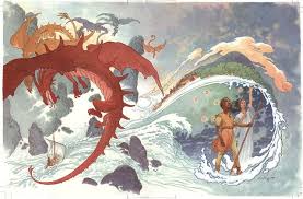 Charles Vess Has Been Working On Illustrations For Ursula K Le Guin S Earthsea Books For The Last 4 Years Here Are Proce Art A Wizard Of Earthsea Fantasy Art