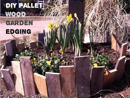 There are a great many border ideas for gardens to try out. How To Make A Pallet Wood Garden Fence Youtube