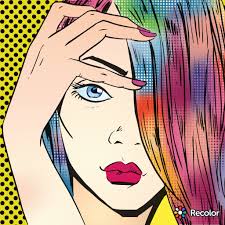 My Pop Art Picture I Coloured In Using Recolour Colouring App Coloured By A King Pop Art Pictures Pop Art Art