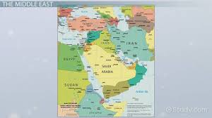 Asia is the largest and most populous continent in the world, sharing borders with europe and africa to its west, oceania to its south, and north america to its east. Middle East Countries Capitals Video Lesson Transcript Study Com