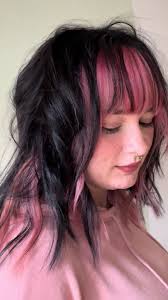 💓 @Redken 1B @Guy Tang Pink diamond and cosmic coral #pinkhair #pink  #peekaboo #peekaboohair #blackhair #redken #redkenshadeseq #guytang  #guytangmydentity #phillyhairstylist #phillyhair ...