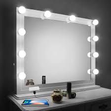 Vanity Mirror Lights Kit Led Lights For Mirror With Dimmer And Usb Phone Charger Led Makeup Mirror Lights Kit Hollywood Style Lighting Fixture Strip 6500k For Bathroom Dressing Room Vanity Table
