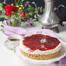 Versare nella teglia far riposare per almeno 4 ore prima di servire la cheesecake. Cheesecake Alla Confettura Di Fragole Per Mtc 57 La Pagnotta Innamorata