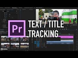 Premiere Pro Text X2f Title Tracking Tutorial By Chung Dha Youtube Adobe Premiere Pro Premiere Pro Premiere Pro Tutorials