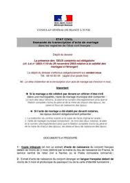 Télécharger et prévisualiser 1 page au format pdf de demande de transcription d'acte de mariage (doc: Calameo Trmar 1207 2