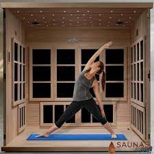 Aaron downey's outdoor yoga sport sauna is made in canada with all canadian materials. Hot Yoga Carbon Fiber Infrared Sauna Free Shipping Saunas And Stuff