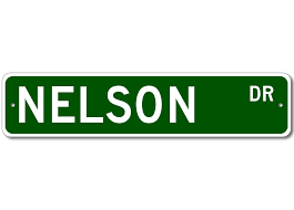 Either way, you've come to the right place! Nelson Drive Schild Personalisierte Custom Nachname Blechschild Aluminium Ebay
