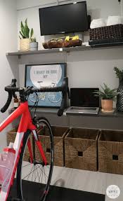 An ultimate pain cave isn't complete without all the best accessories. Diy Home Workout Cycling Room Diy Huntress