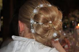 The five first saturdays devotion the five first saturdays devotion is one of the principal points of the fatima message. Hairstyle Hair Head Blond Girl Child Communion Updo Beads Bun Festive Pikist