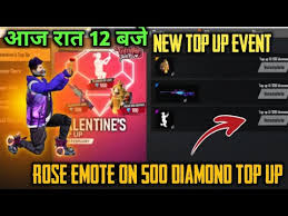 Fortnite free fire emote wallpaper. Rose Emote In Top Up Event Valantines Top Up Event Garena Free Fire Youtube