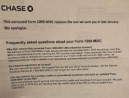 Send a request letter when you are communicating information pertaining to some type of request. Chase Sends Out Corrected 1099 Forms With An Apology Doctor Of Credit