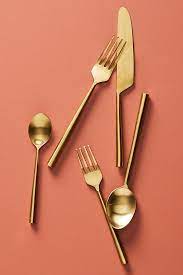 Everything You Need From Anthropologie S New Fall Home Collection Decor Essentials Gold Flatware Decorative Accessories