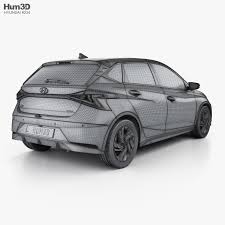 3d Model Of Hyundai I20 Asta 2020 In 2020 Hyundai 3d Model Hyundai Cars