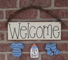 Welcome Its A Boy Decorations No Sign Included For Etsy Baby Boy Decorations Welcome Home Baby Welcome Home Decorations