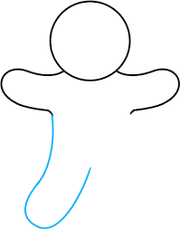 On the body, draw three small circles to represent buttons. Download How To Draw Gingerbread Man Cognitive Model Of Panic Full Size Png Image Pngkit