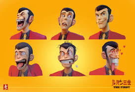 Artstation Lupin The First Ahmad Beyrouthi In 2020 Studio Ghibli Art Lupin Iii Face Expressions