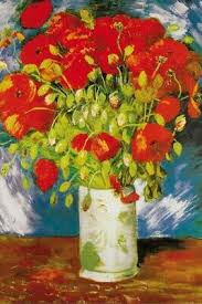 One of vincent van gogh's most famous works is actually part of a series of sunflower paintings. Vincent Van Gogh Vase Mit Kornblumen Und Mohnblumen I94417 80x110cm Olbild Eur 99 95 Picclick De