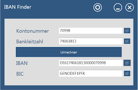 At deutsche bank we use an advanced security system that allows you to view your accounts, conduct your banking and invest with total peace of mind. Iban Rechner Iban Finder Download Chip
