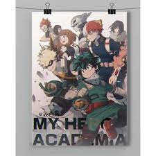 Anime profile photo wall collage minimalist poster otaku anime. Poster Dinding Anime Boku No Hero Academia My Hero Academia Ukuran A4 Shopee Indonesia