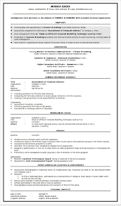 Resume Samples For Banking Jobs In India