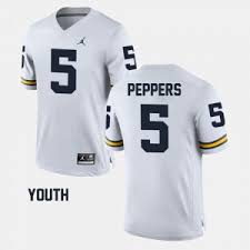 His playmaking abilities were evident back in hs. Jabrill Peppers Michigan Wolverines Jersey University Of Michigan Jerseys Michigan Wolverines Football Uniforms
