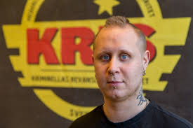 Fredrik Lundell, ordförande Unga KRIS Falkenberg. Foto: Joakim Berndes