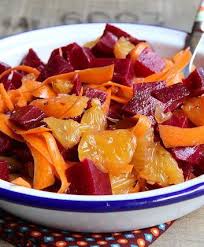 Salade De Betterave Oranges Et Carotte Betterave Salade Salade Recettes De Cuisine