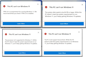 Use pc health check tool from microsoft to check whether your pc meets system requirements and can run the os. Qnyd824dx Wb3m